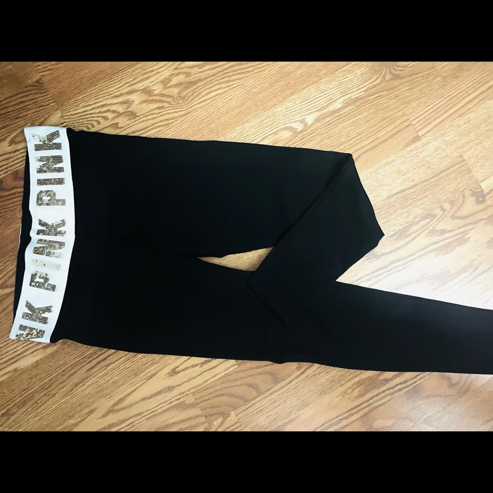 VS Pink bling yoga legging